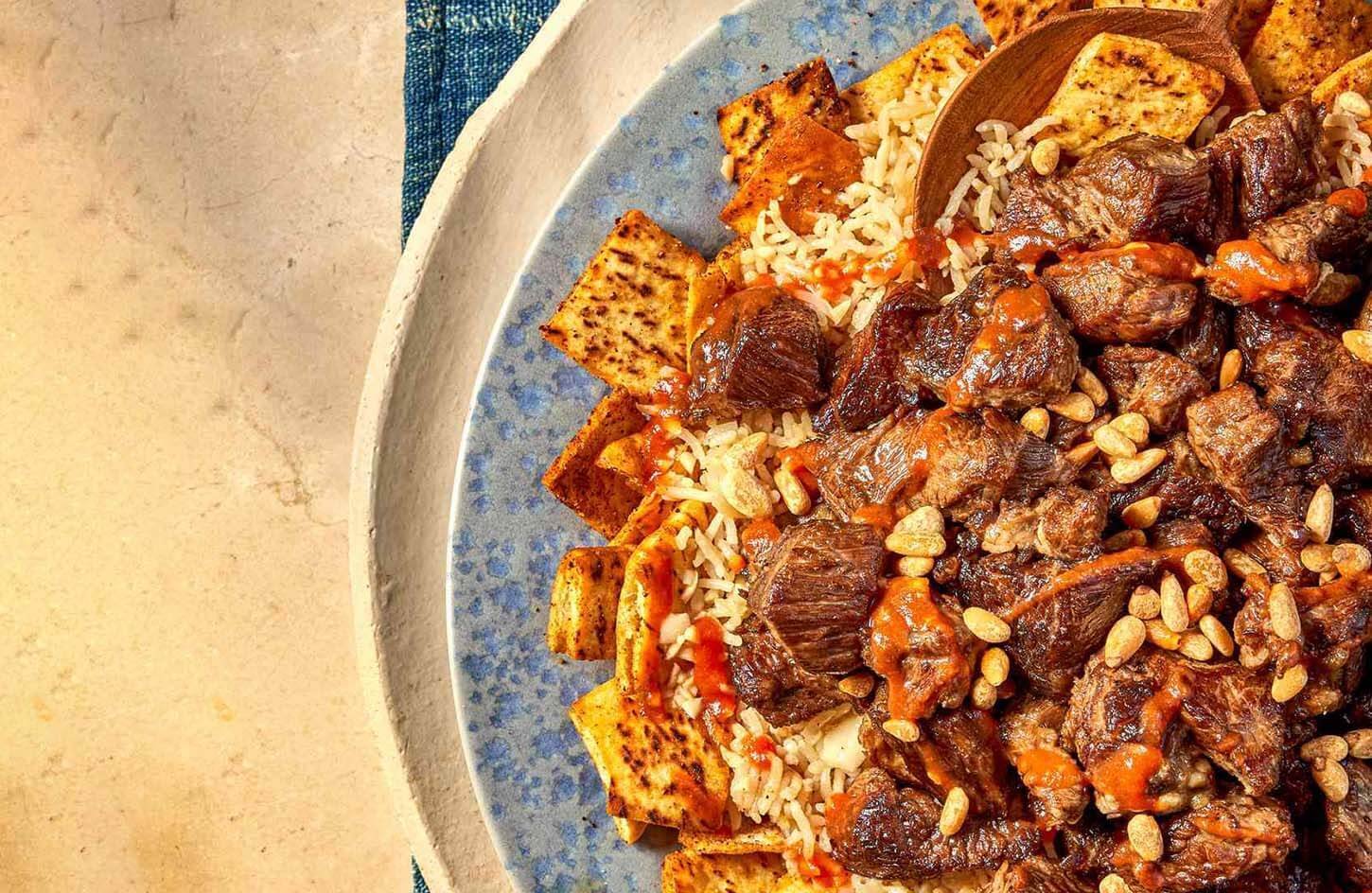 Koshari is a great favorite in Egypt.