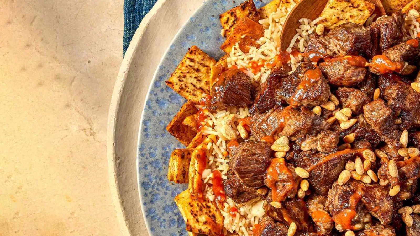 Koshari is a great favorite in Egypt.