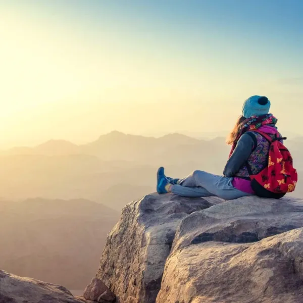 is a sparsely populated desert region between the Red Sea and the Mediterranean Sea.