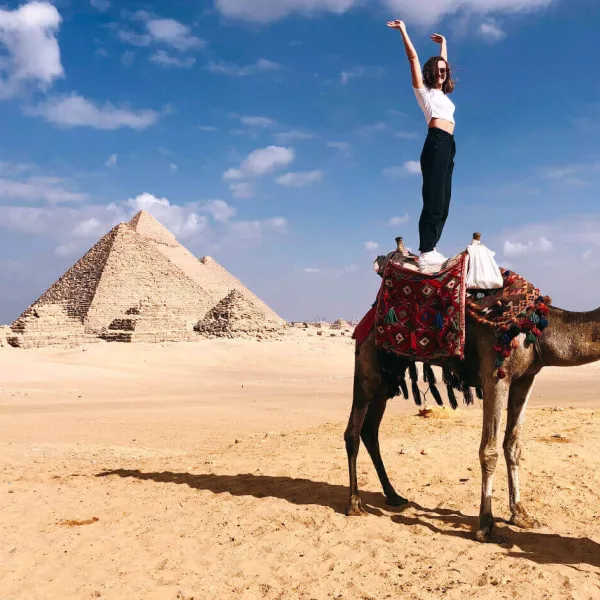 Discover the historic Giza Pyramids and the Sphinx