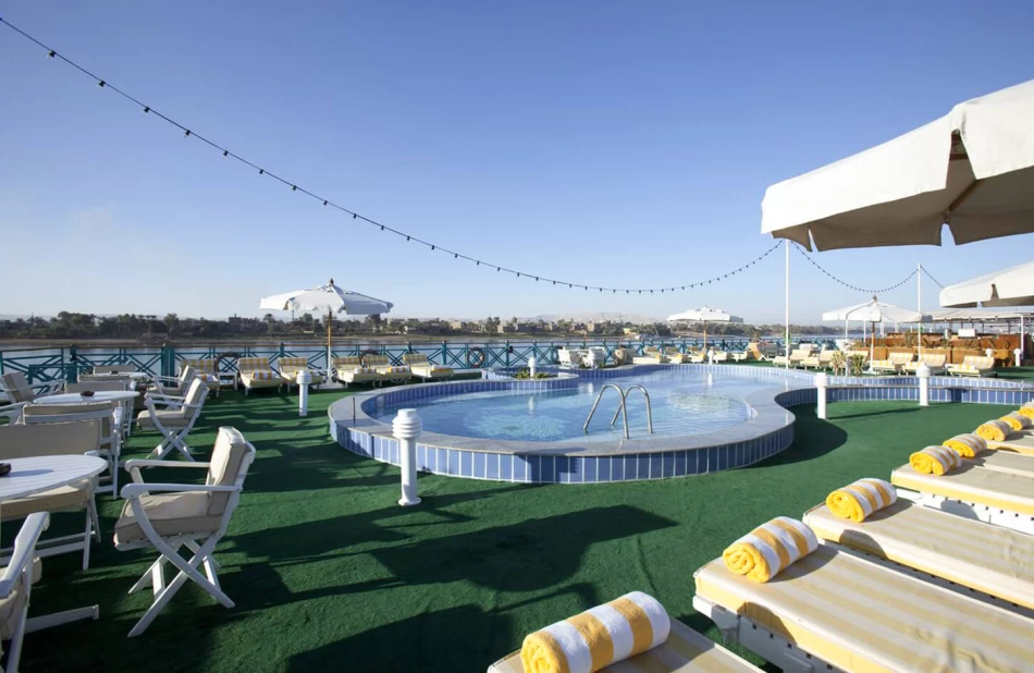 Sonesta Moon Goddess Nile cruise swimming pools