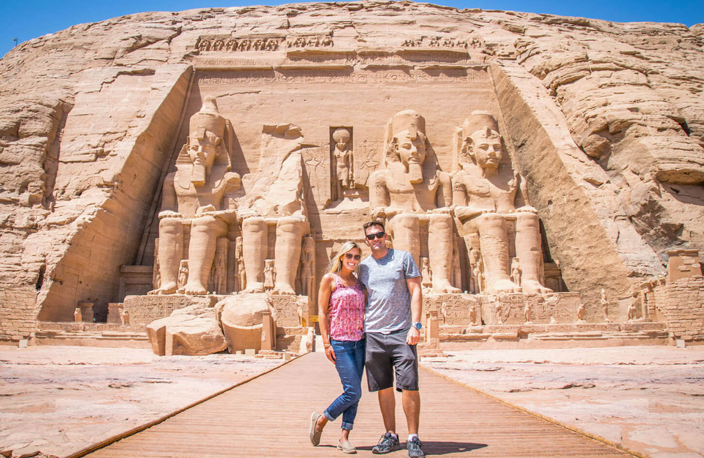 exploring egypt's historical sites: abu simble in june