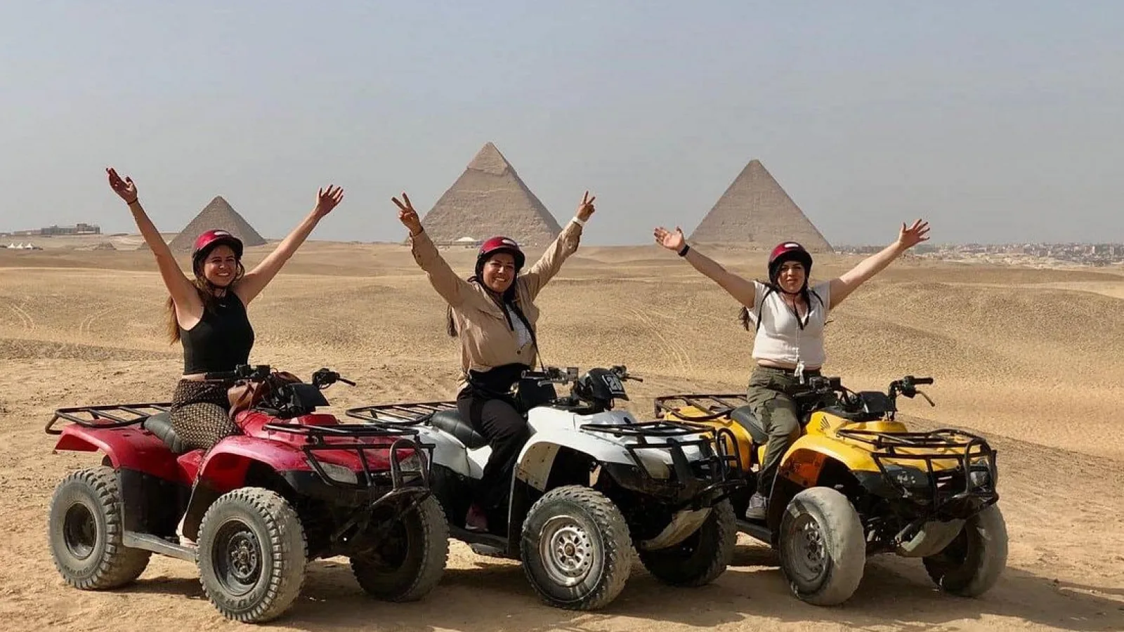 Quad Bike ride at the Giza Pyramids