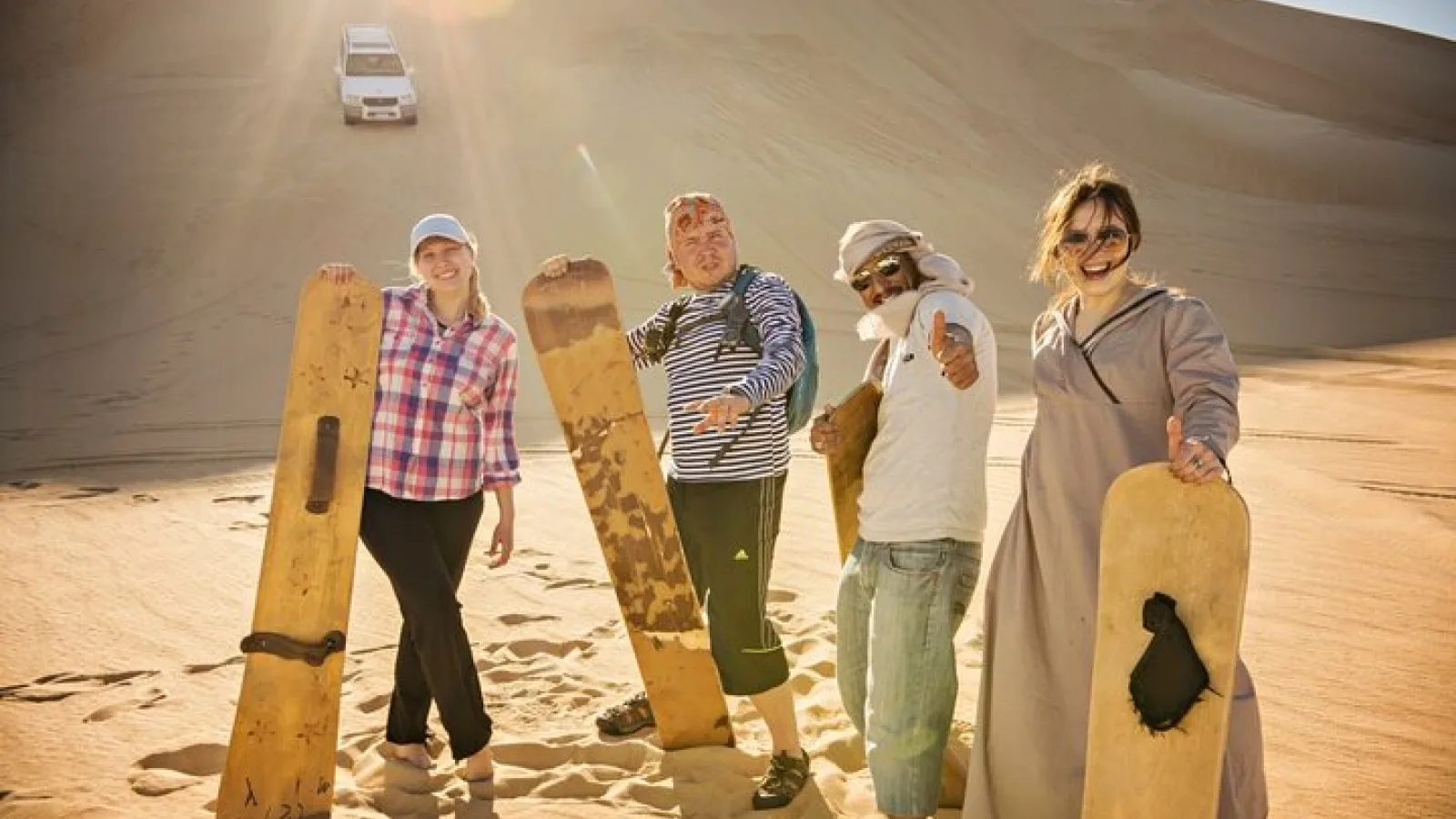 An action-packed tour of Egypt's vast desert, where survival challenges and ancient secrets