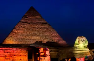 Cairo day tour to Sound and Light Show at Giza Pyramids