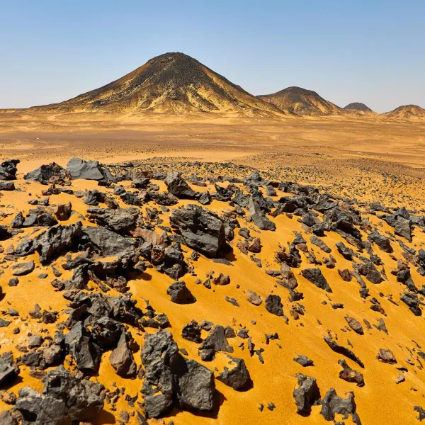 Black Desert in Egypt