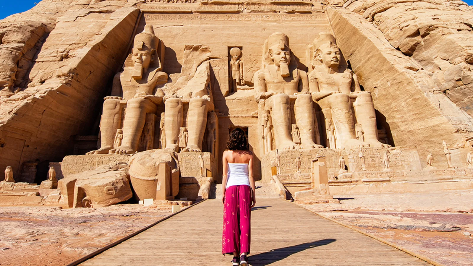 Philae Temple shining in the golden sun as part of your magical Egypt Christmas trip