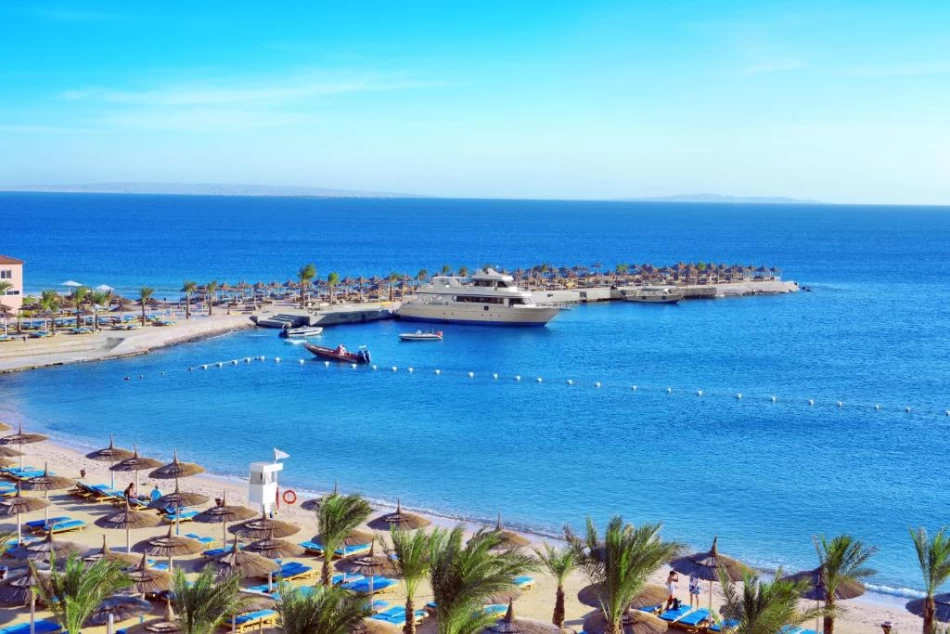 Aerial view of Hurghada city – highlight of Egypt travel packages