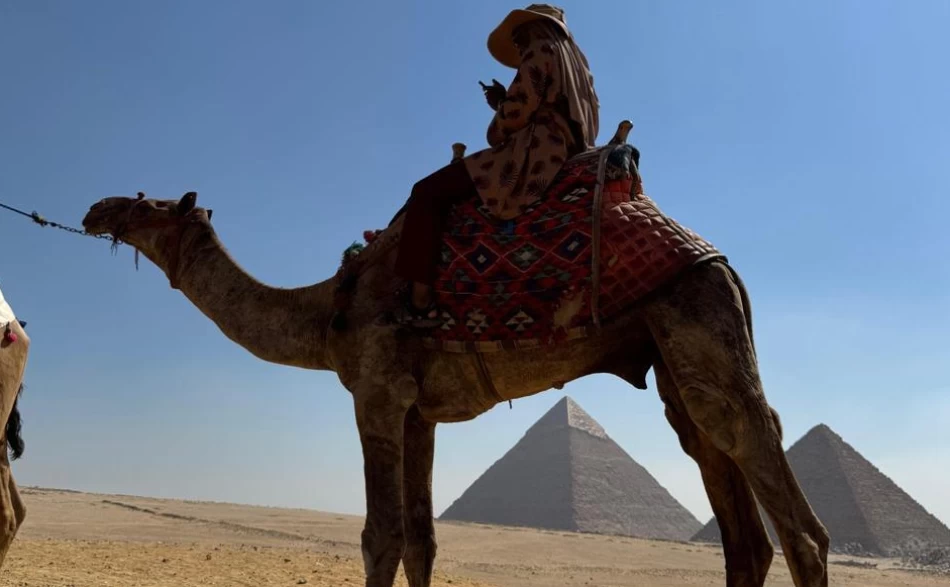 giza pyramids with egypt day trips
