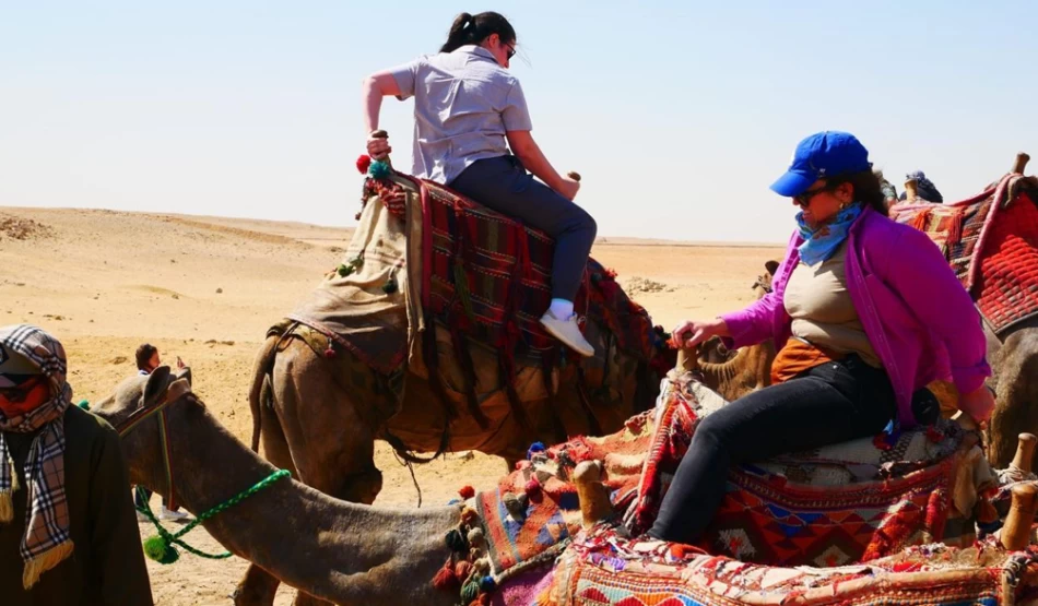giza pyramids with egypt day trips