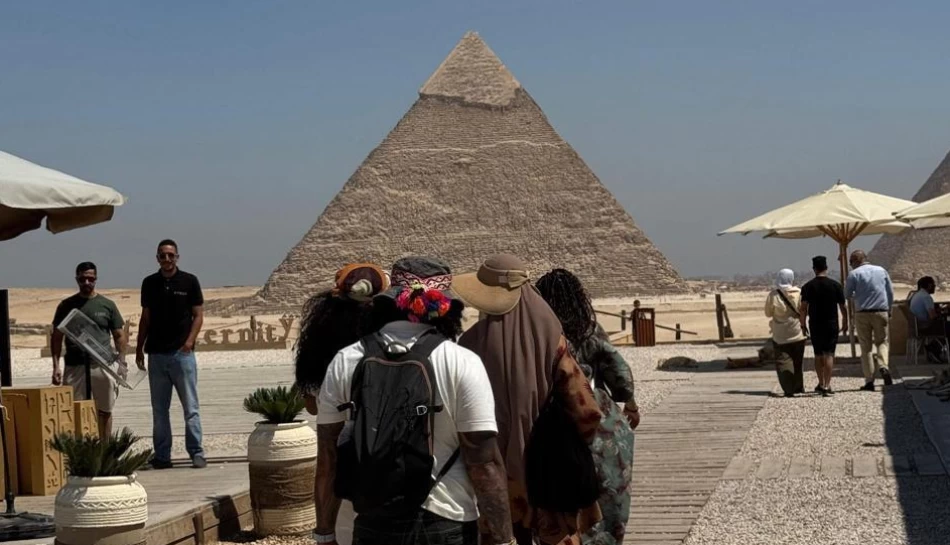 giza pyramids with egypt day trips