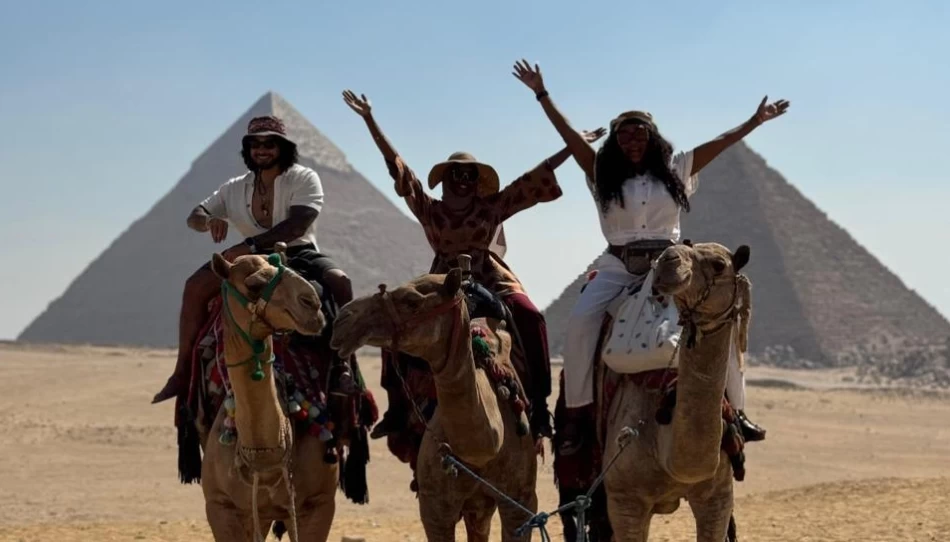 giza pyramids with egypt day trips