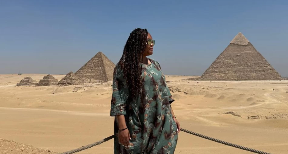 giza pyramids with egypt day trips