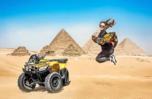 Cairo day tour to Giza Pyramids with Quad Bike Safari