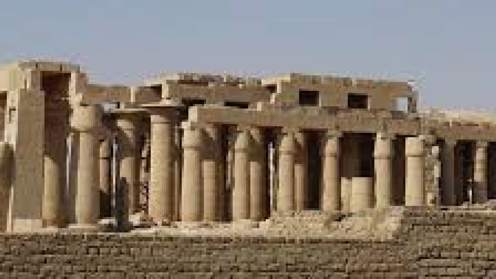 The Ramesseum is the memorial temple (or mortuary temple) of Pharaoh Ramesses II