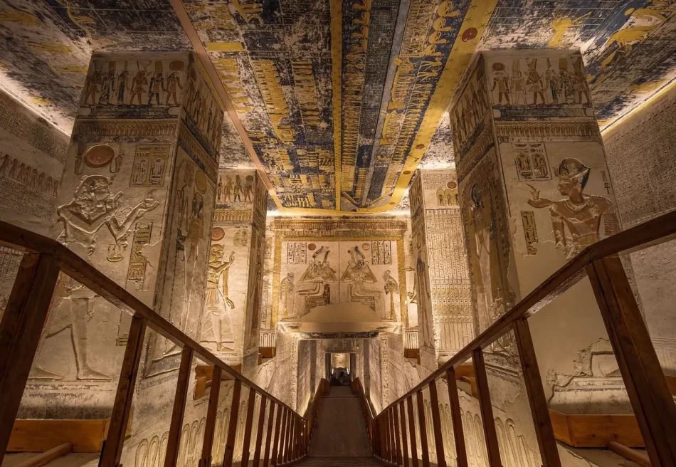 The Valley of the Kings was the major burial ground for most of the royal pharaohs.