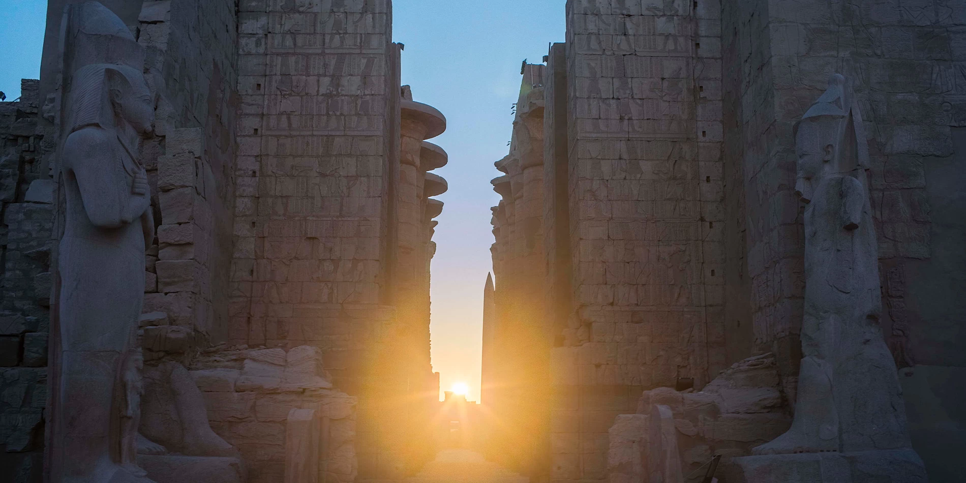 The Karnak Temple Complex, commonly known as Karnak comprises a vast mix of temples