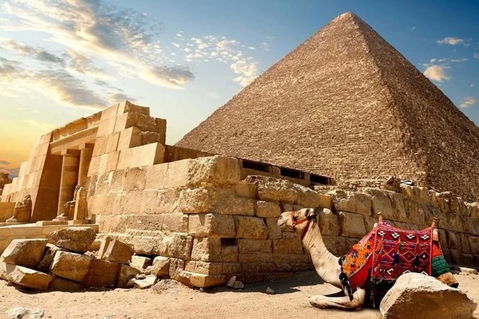 The Great Pyramid of Giza is the largest Egyptian pyramid.