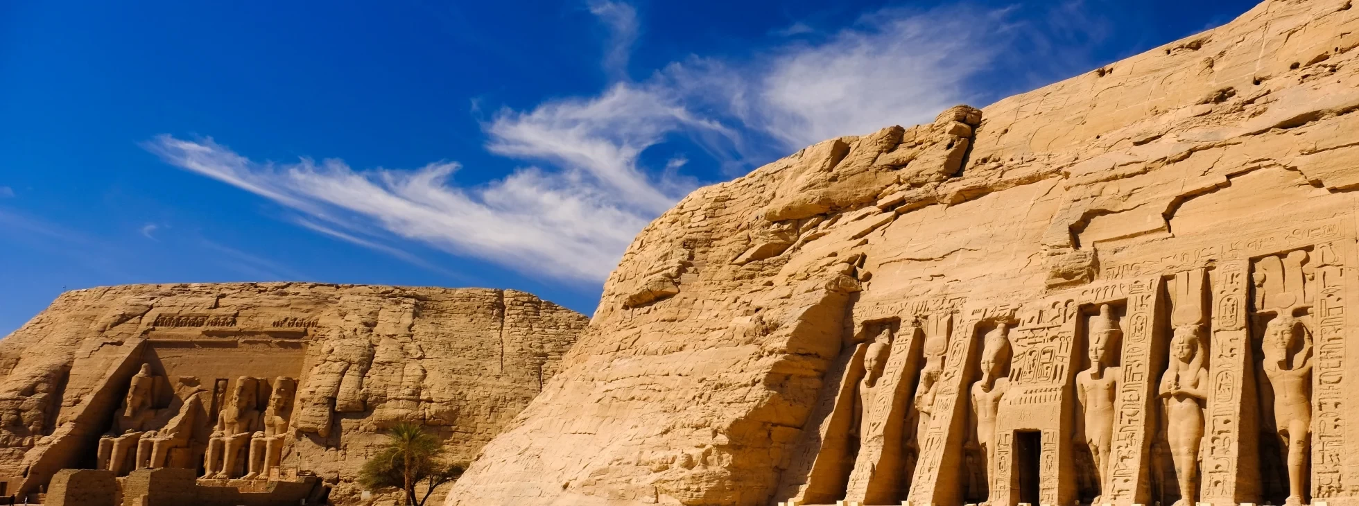 The Great Temple of Abu Simbel, in Nubia near Egypt's southern border