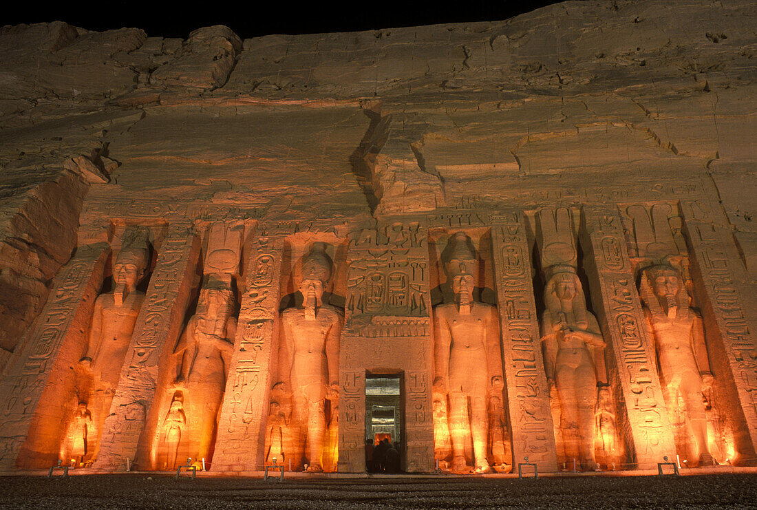 Abu Simbel is one of the most recognizable ancient sites in Egypt.