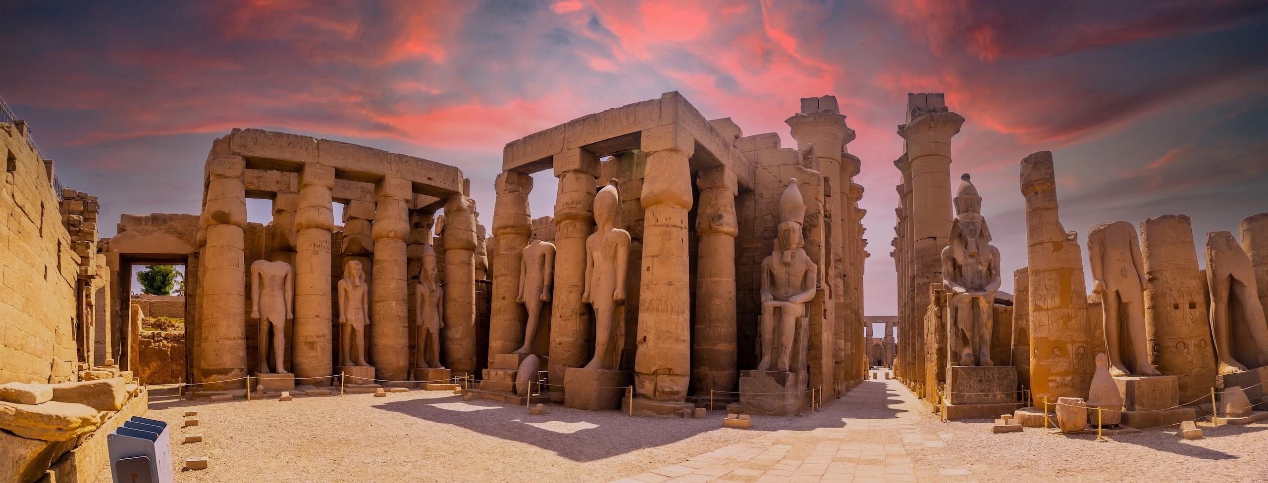 Luxor Temple A large Ancient Egyptian temple complex located on the east bank