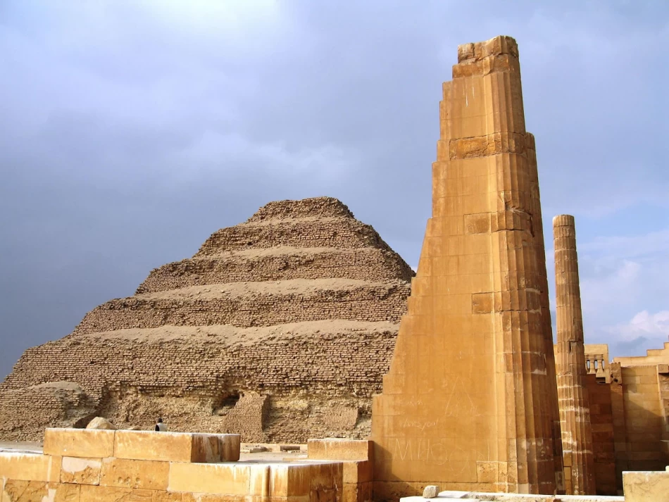 The Step Pyramid of Djoser was built about 4700 years ago