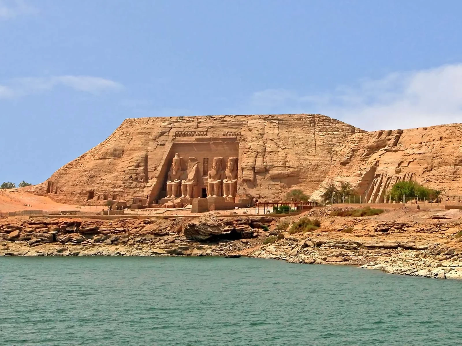 The Great Temple of Abu Simbel, in Nubia