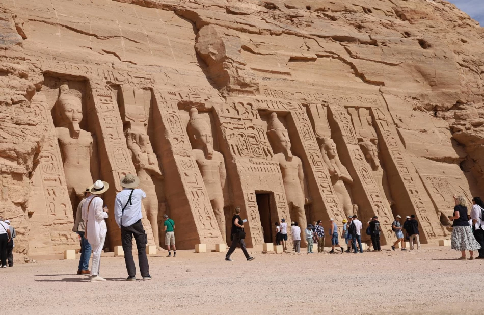 The Great Temple of Abu Simbel, in Nubia