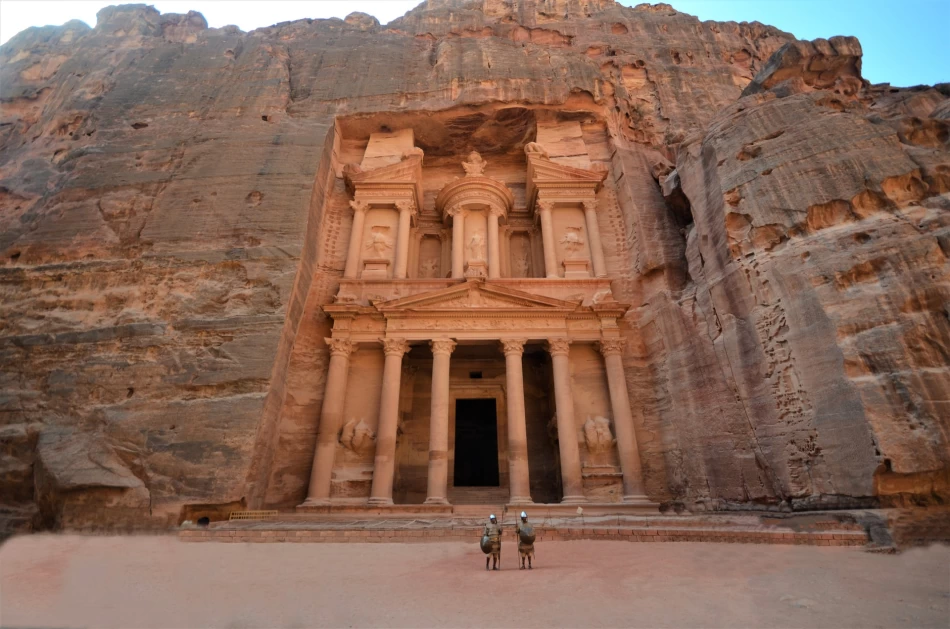 Temples and sandstone architecture of Petra from Dahab trips