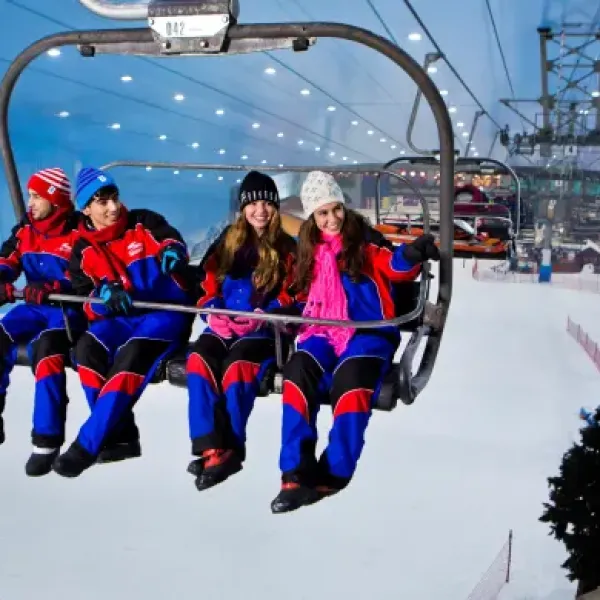 Visit Ski Dubai at Mall of the Emirates for a unique indoor snow adventure