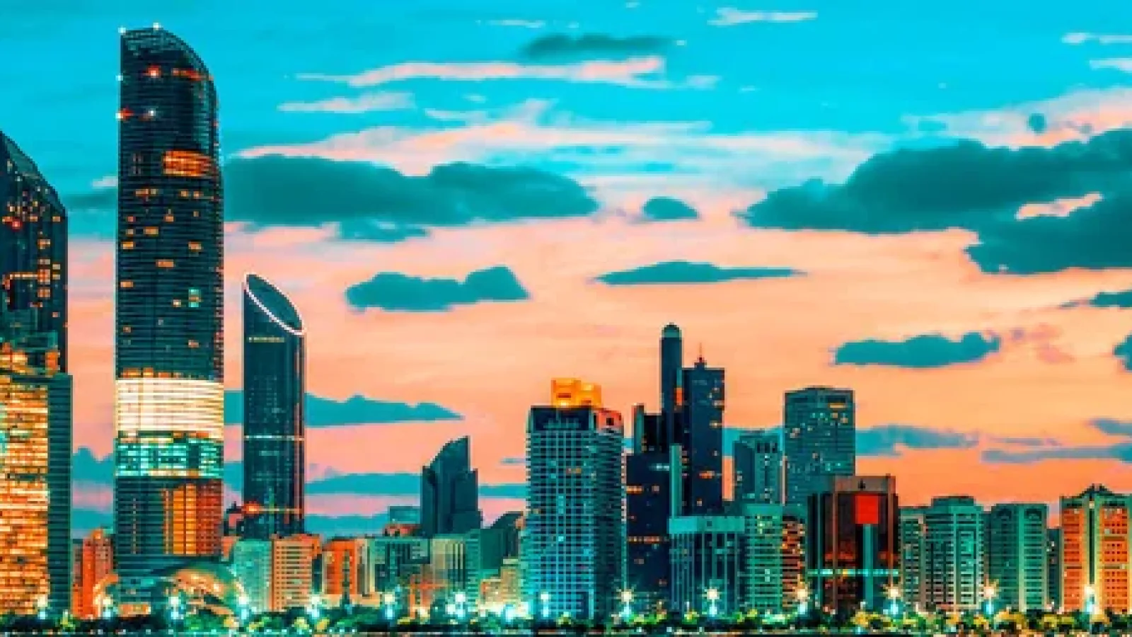 Exploring The Abu Dhabi Skyline At Night