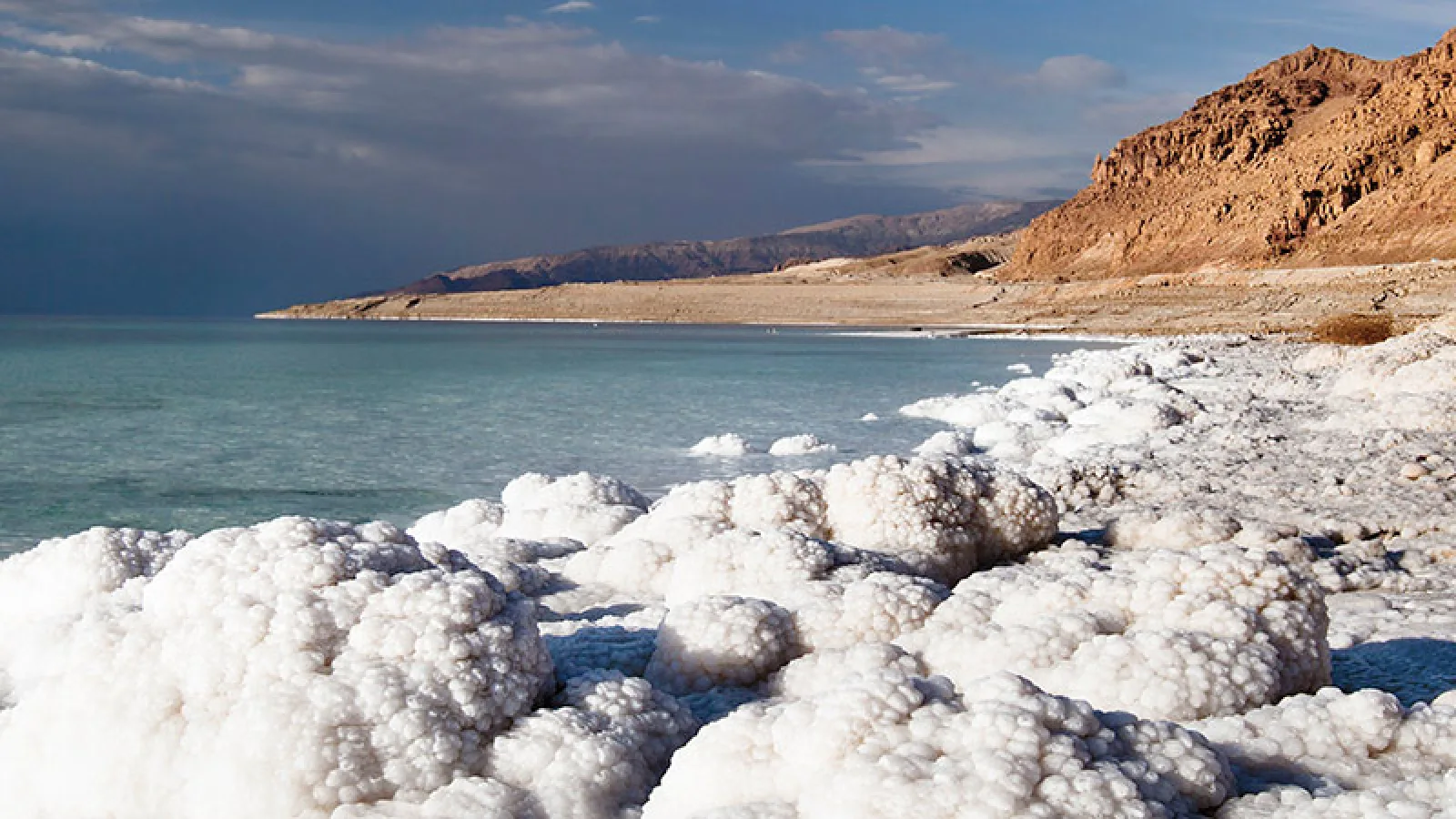 Dead Sea Jordan – Scenic Desert Mountains and Blue Horizon