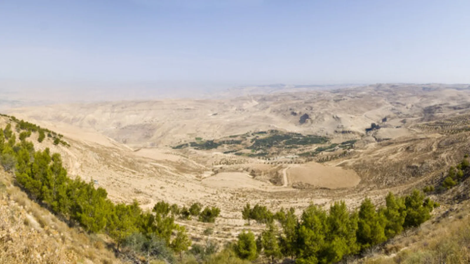 Mount Nebo is located around 40 minutes from central Jordan,