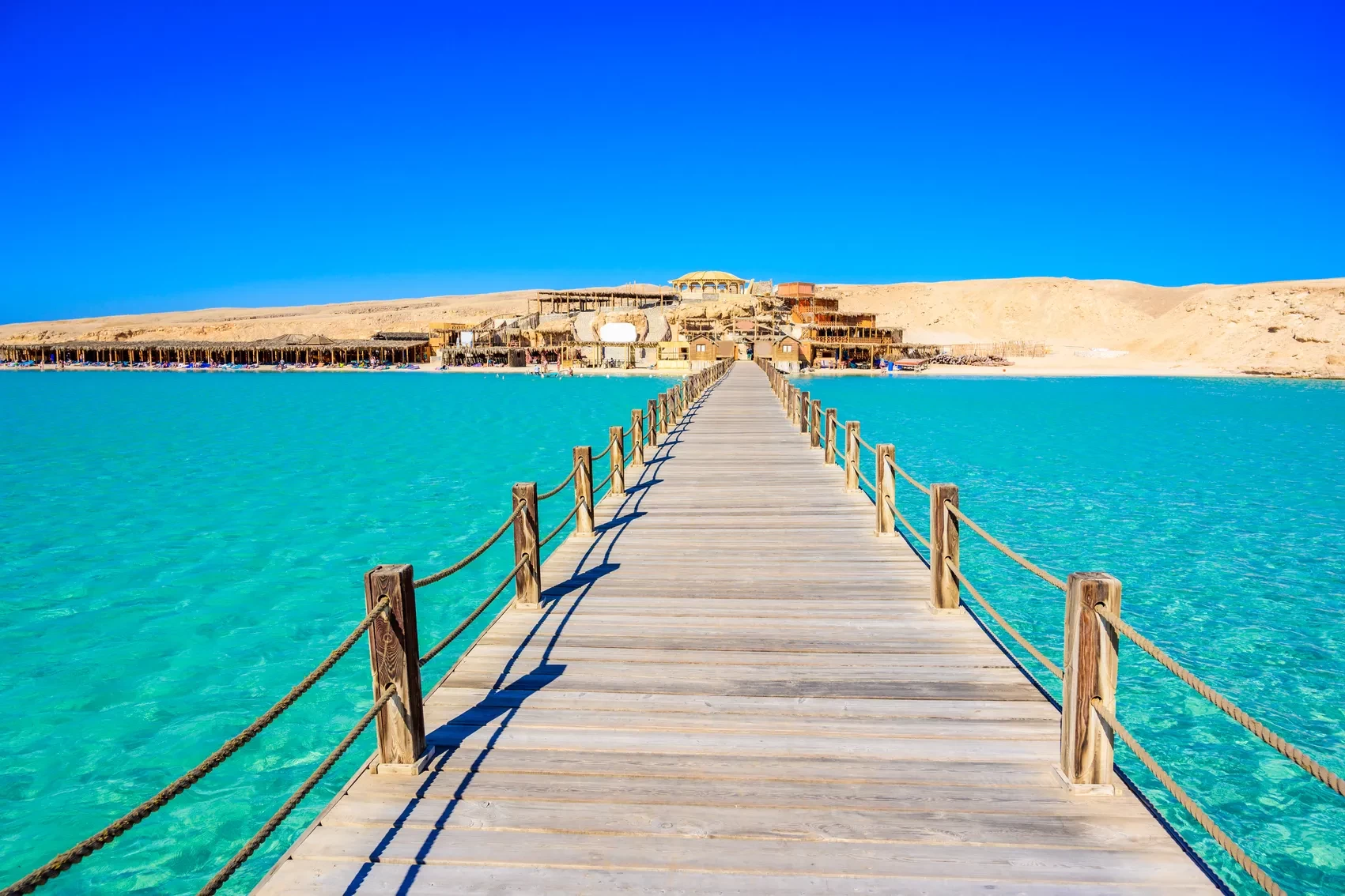 Hurghada Beach with Crystal Clear Red Sea Water Beautiful Hurghada beach with crystal clear turquoise water on the Red Sea