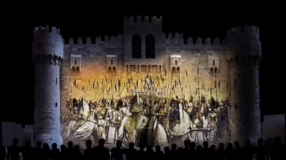 Narrated stories projected on the walls of Qaitbay Citadel during the Sound and Light Show