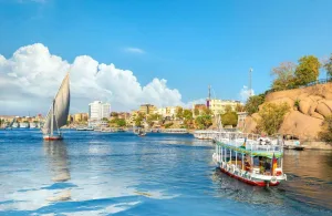 Nile Felucca Sailing Experience in Aswan