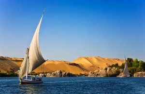 Nile Felucca Sailing Experience in Aswan