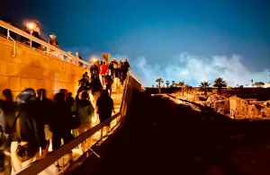 Sound and Light Show in Karnak Temple