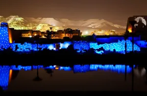 Sound and Light Show in Karnak Temple