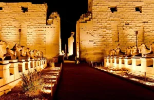Sound and Light Show in Karnak Temple
