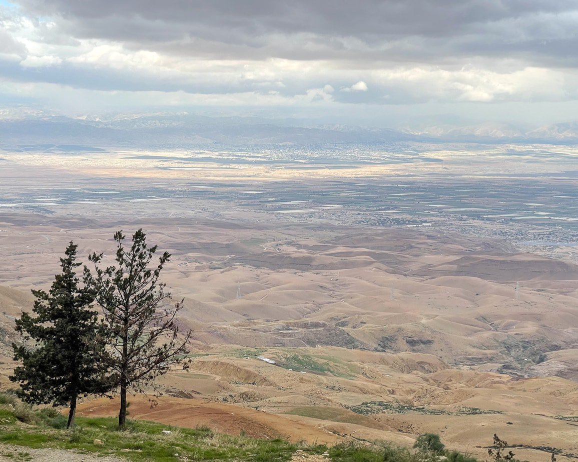 Mount Nebo is a sacred mountain – from which visitors can see The Dead Sea