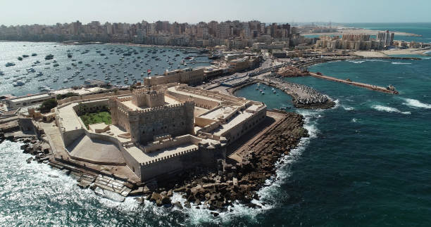 The Citadel of Qaytbay is a historic fortress located in Alexandria, Egypt, built in 1477 by Sultan Qaytbay of the Mamluk Sultanate.